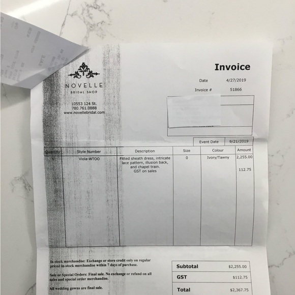 Wedding Dress ‘Viola’ by Designer Watters, Size 0 - Picture 15 of 16